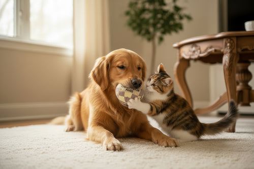 Chewy Vuitton plush ball