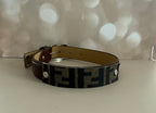 Custom Fendi pet collar