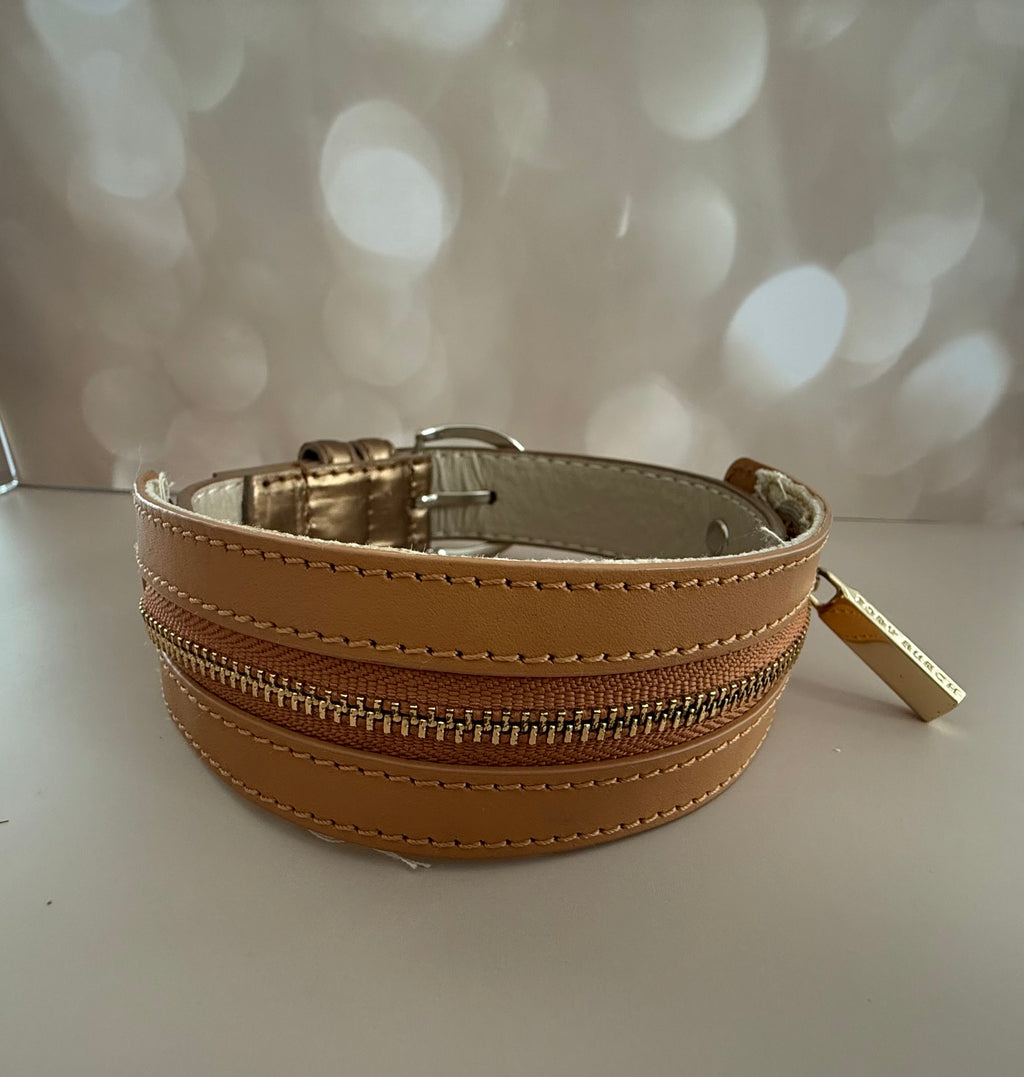Custom Tori Burch pet collar