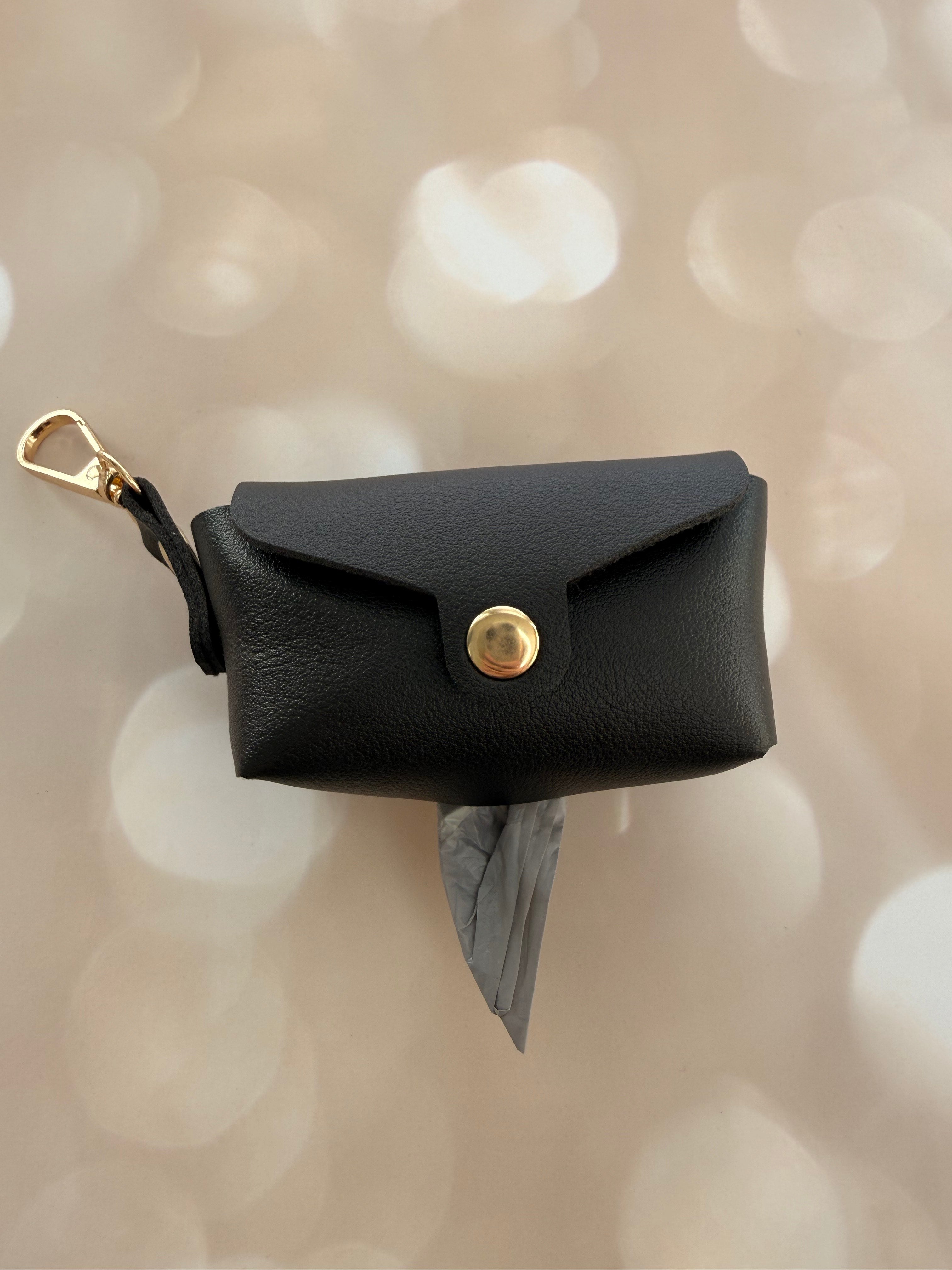 Portable waste bag holder