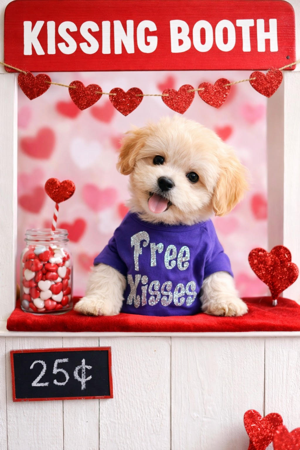 Custom free kisses shirt
