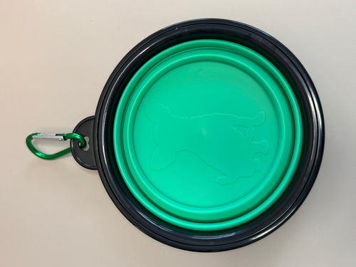 Collapsible portable bowl